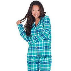Wintergreen Plaid Flannel Pajamas