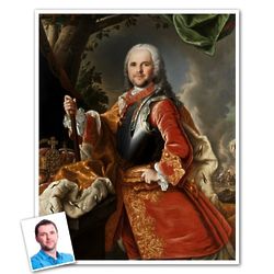 Classic Painting Kaiser Franz Personalized Art Print
