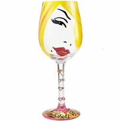 Bombshell Blonde Wine Glass