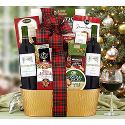 Vintners Path Red Wine Holiday Selection Gift Basket