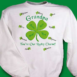 You're Our Good Luck Charm Personalized Sweatshirt