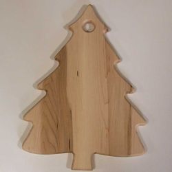 Maple Christmas Tree Cutting Board