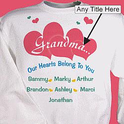 Our Hearts Personalized Sweatshirt
