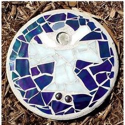 Angel Stained Glass Stepping Stone