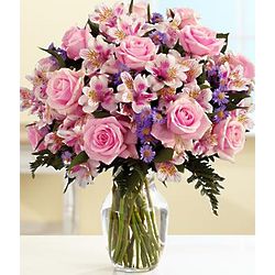Deluxe Pink Sapphire Floral Bouquet