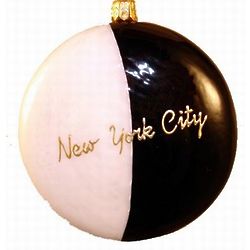 New York City Black and White Cookie Ornament