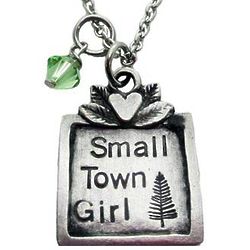 Small Town Girl Birthstone Necklace