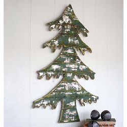 Reclaimed Wood Christmas Tree Wall Hanging