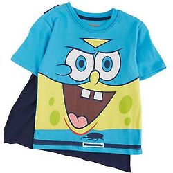 SpongeBob SquarePants Cape T-Shirt for Boys