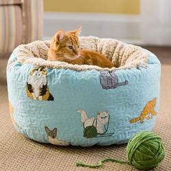 Kitten Caboodle Puffy Cat Bed