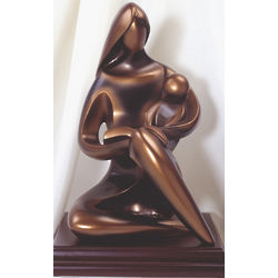 Mother and Child Storytime Statue