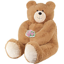 Big Hunka Love 4 Foot Teddy Bear with Pink Roses