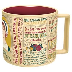 Jane Austen Literary Coffee Mug