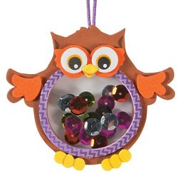 12 Layered Halloween Owl Ornament Craft Kits