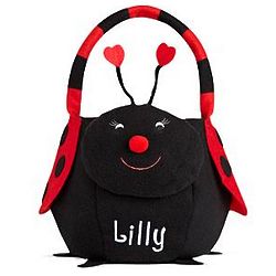 Ladybug Personalized Plush Easter Basket