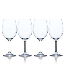 4 Laura White Wine Glasses
