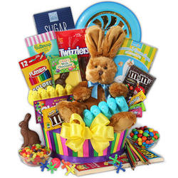 Fun and Games Easter Bunny Gift Basket