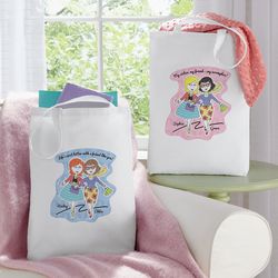Personalized Between You And Me Tote Bag