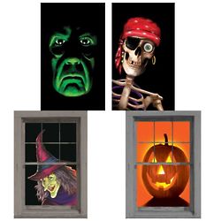 Halloween Window Poster for Single Window