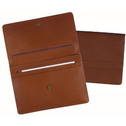 Deluxe Leather Envelope Flapover Brief