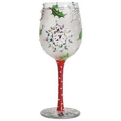 Shop-A-Snowflake Wine Glass