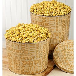 3-1/2 Gallon Caramel Lovers Popcorn Tin
