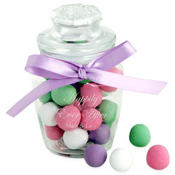 Mini Glass Apothecary Candy Jar Favor