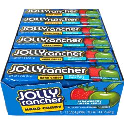 12-Pack of Strawberry and Apple Jolly Rancher Hard Candies
