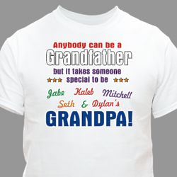 It Takes a Special Someone to Be a Grandpa Personalized T-Shirt