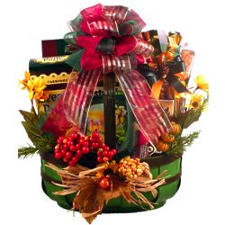 A Celebration of Fall Snacks and Sweets in Large Gift Basket
