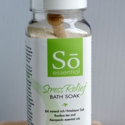 So Well Stress Relief Natural Bath Soak with Himalayan Salt