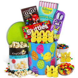 Candy and Popcorn Easter Gift Tin
