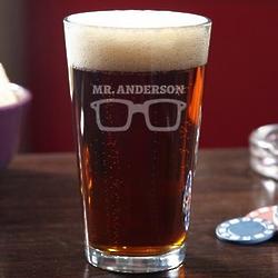 Too Cool for School Personalized Pint Glass