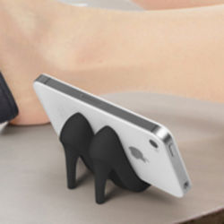 Black High Heels Cell Phone Stand
