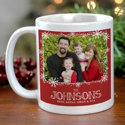 Personalized Christmas Photo Mug