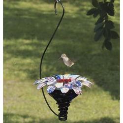 Handmade Mini Blossom Hummingbird Feeder with Hanging Hook