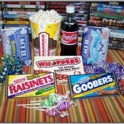 Pick a Flick Movie Gift Basket with New DVD