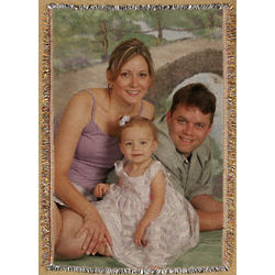 Personalized Family Photo Tapestry Throw Blanket