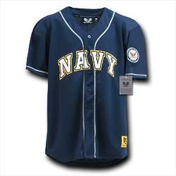 Navy Baseball Jersey in Blue