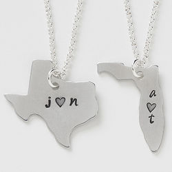 State of Love Personalized Necklace
