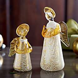 Murano Golden Glass Angel Figures