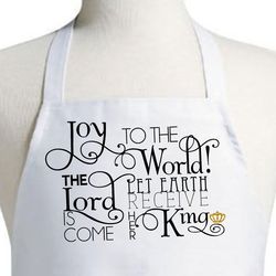 Joy to the World Apron and Dish Towel