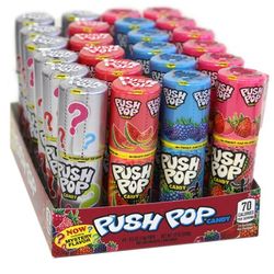 Push Pops Candy 24ct Count Case
