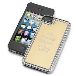 Surrounded Sparkle Gold iPhone 4 Case