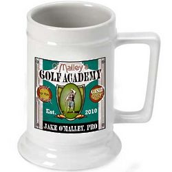 Personalized Golf Academy Beer Stein