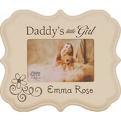 Daddy's Little Girl Personalized Picture Frame