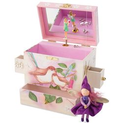 Sweet Fairy Wrens Musical Treasure Box