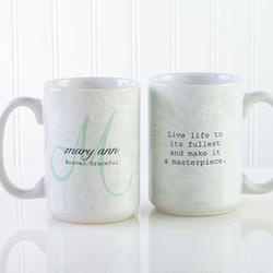 Name Meaning Personalized Large Ceramic Mug