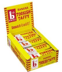 Bonomo Banana Turkish Taffy - 24 Count Box