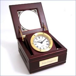 Clock in Mahogany Box